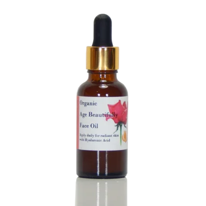 Organic Age Beautifully Face Oil with hyaluronic acid
